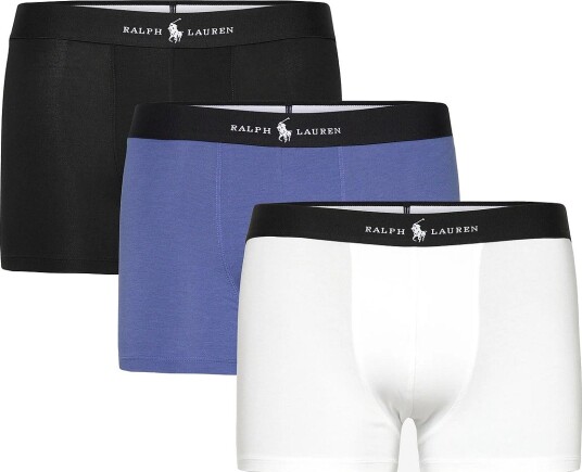 Polo Ralph Lauren Classic Cotton Blend Trunk 3 Pack   3PK BLACK/BASTILL   S