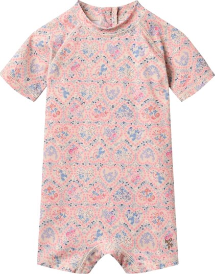 Wheat Badedrakt UV40+ Cas Rosa Heart Blomster Wheat 2 år 92 Badetøy