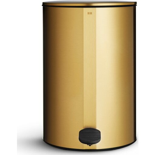 Unidrain Reframe søppelbøtte 4 liter messing