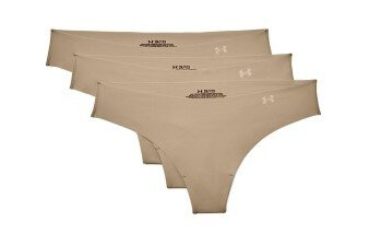 Under Armour Truser 3P Pure Stretch Thong Beige Large Dame