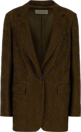 Dries Van Noten Dame Jakker Brun S,