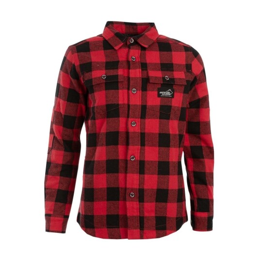 Arrak Outdoor Flannel insulated shirt W Red/black S