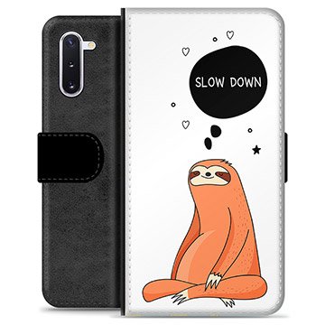 Samsung Galaxy Note10 Premium Lommebok-deksel Slow Down