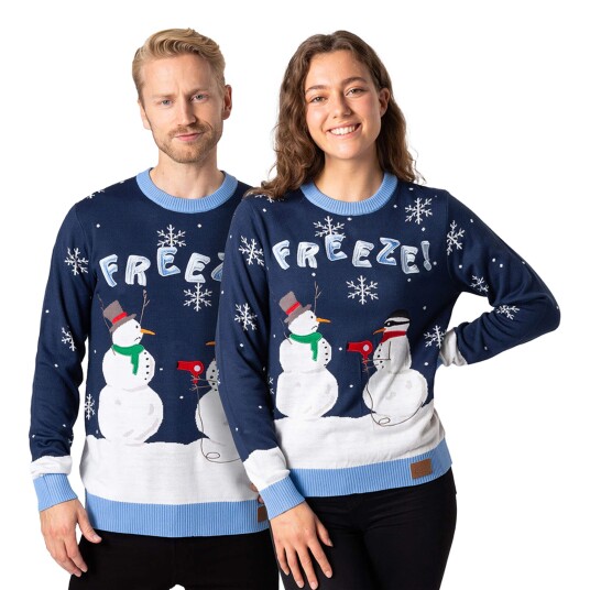 Silly Santa Freeze Julegenser - XX-Large