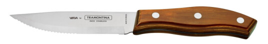 Vega Biffkniv Picanha med gjennomgående blad 24 cm (L) Lysebrun 6 Stykk / Forpakning Vega Biffkniv Picanha med gjennomgående blad 24 cm (L) Lysebrun 6 Stykk / Forpakning