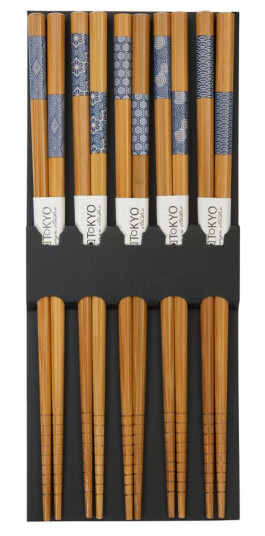 Tokyo Design Studio Spisepinner chopstick 5 deler blå Tokyo Design Studio Spisepinner chopstick 5 deler blå
