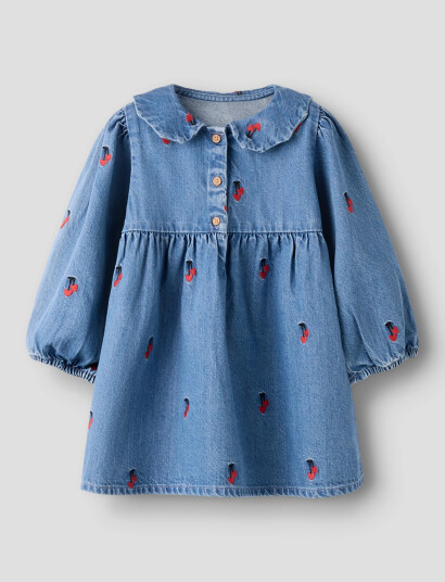 Name It Nmftinia Ls Dress Blue 110