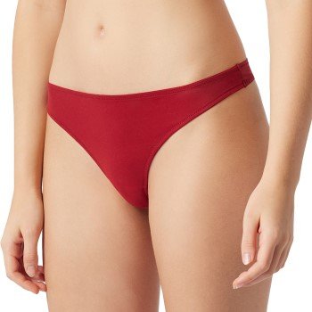 Schiesser Truser Invisiblå Lace String rød 44 Dame