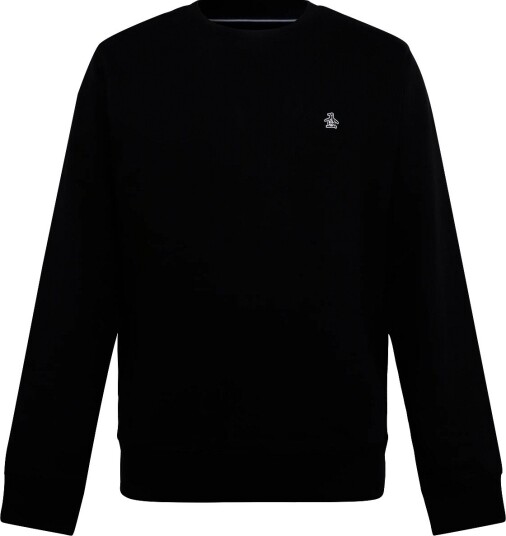 Original Penguin Org Flc Crewneck Sti   Black   XL