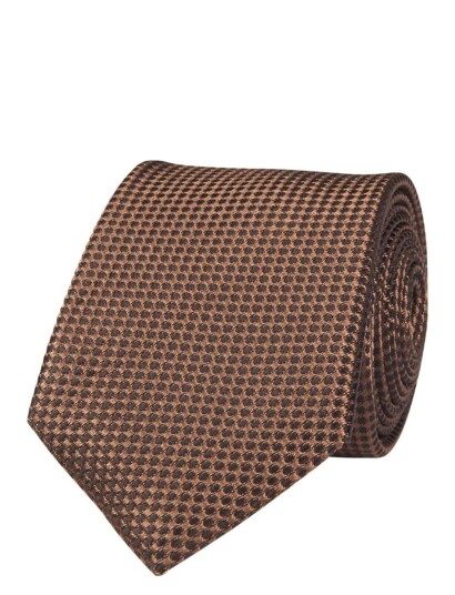 Portia 1924 Silk Tie - Brown - ONE SIZE