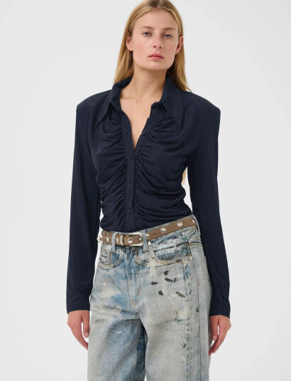 Gestuz Gzlaily Shirt   Navy   S