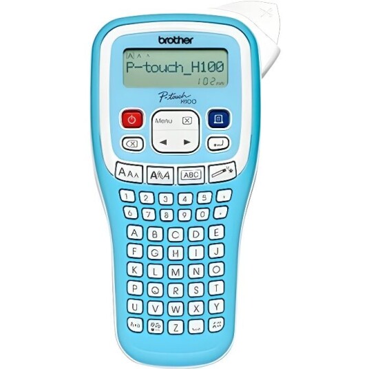 Brother - P-Touch PT-H100LB Portable Labelling Machine Blue Brother - P-Touch PT-H100LB Portable Labelling Machine Blue
