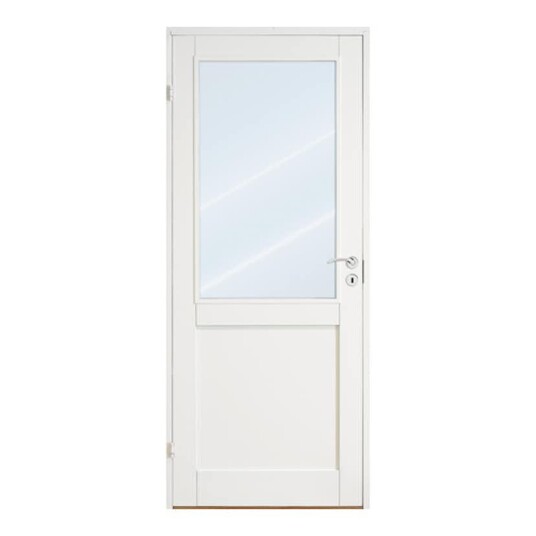 Innerdør Scanflex Trend Duo Hvit Klarglass Innerdør Scanflex Trend Duo Hvit Klarglass