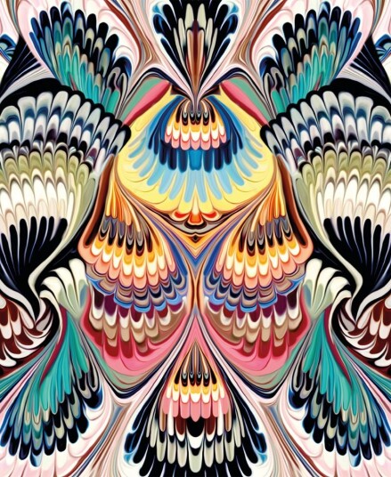 Kort Mary Katrantzou Mirror Marble