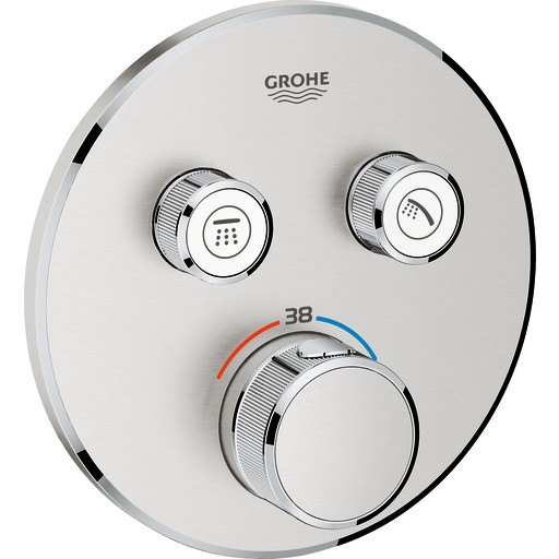 Grohe Grotherm Smartcontrol Termostat For Innebygd Bruk Grohe Grotherm Smartcontrol Termostat For Innebygd Bruk