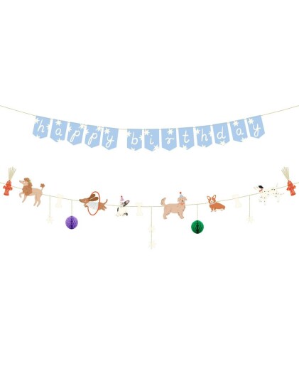 Happy Birthday Girlander Hunder 2.1 meter Dogs Party