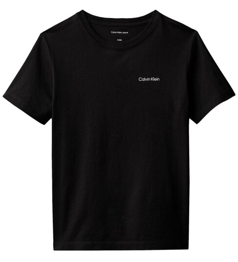 Calvin Klein Chest Inst.logo Ss T-Shirt Black 128 Calvin Klein Chest Inst.logo Ss T-Shirt Black 128