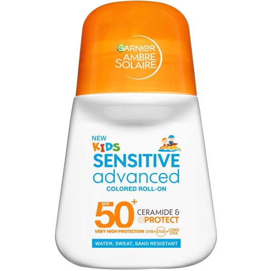 Garnier Ambre Solaire Kids Sensitive Roll-On Solkrem SPF50+ 50 ml Garnier Ambre Solaire Kids Sensitive Roll-On Solkrem SPF50+ 50 ml