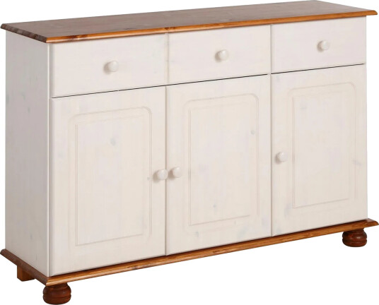 Remiel Sjenk 118 cm - Hvit / Brun