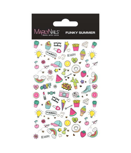 Brillbird Norge VANNKLISTREMERKE   FUNKY SUMMER