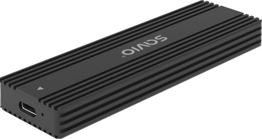 Savio AK-84 Harddiskkabinett M.2 SSD NVMe & SATA 10 Gbps Svart