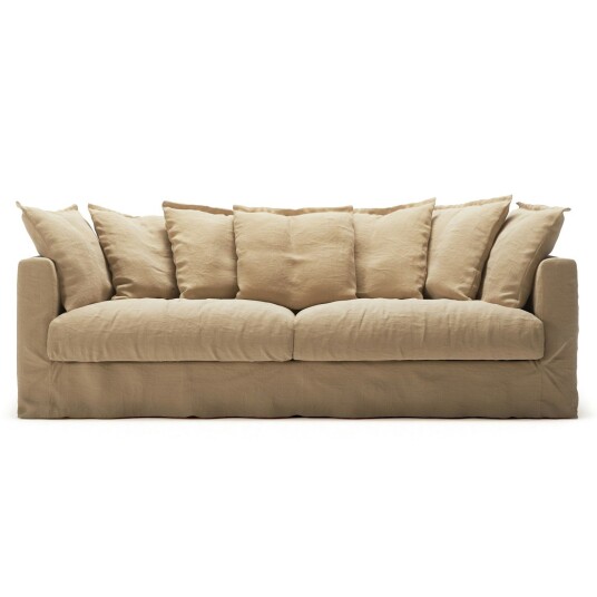 Decotique Le Grand Air 3 Seter Sofa Lin Desert Sand