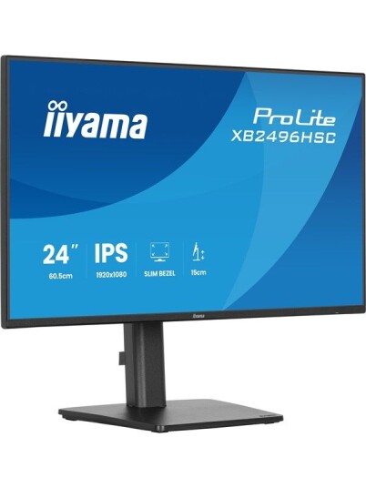 Iiyama ProLite 24" FHD IPS Skjerm 144Hz USB-C 65W Svart