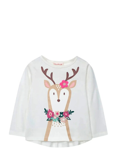Boboli Knit T-Shirt White 116 Boboli Knit T-Shirt White 116
