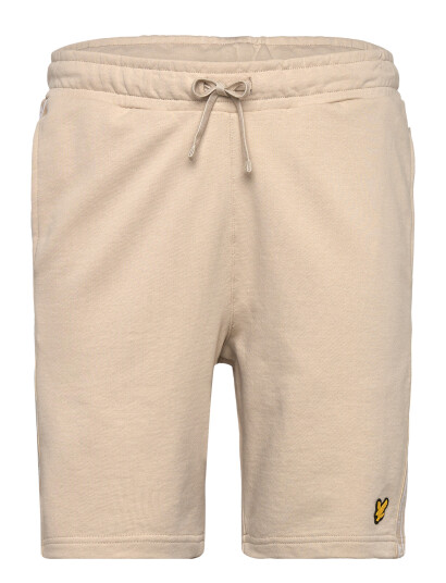 Lyle & Scott Sport Jacquard Tape Shorts   Beige   M