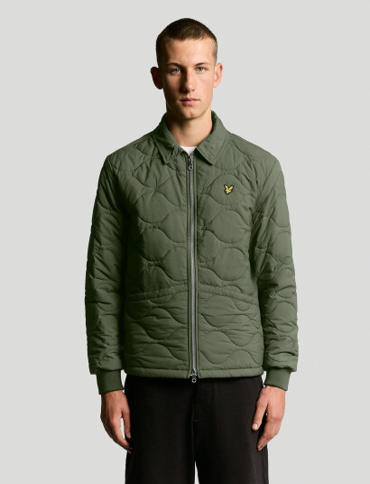 Lyle & Scott Quilted Ripstop Jacket - Khaki green - XXL Lyle & Scott Quilted Ripstop Jacket - Khaki green - XXL