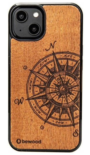 Bewood Traveller Merbau Medinis Dėklas Skirtas Iphone 15 Plus
