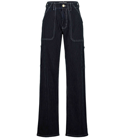 Sofie Schnoor Jenter Bukser   Cianna   Dark Blue Striped   Sofie Schnoor   12 år (152)   Bukser   bomull   Blå
