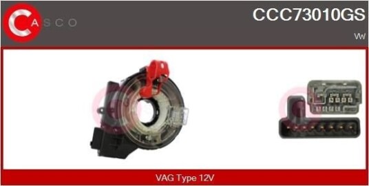 Viklefjær, airbag CASCO CCC73010GS