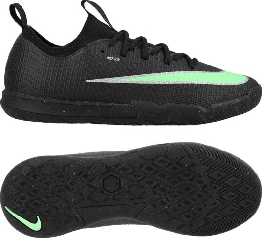 Nike Mercurial Vapor 17 Academy Ic Shadow   Svart/illusion Green Barn   Innendørs (Ic) størrelse 35