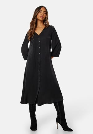 Happy Holly Lyra Viscose Dress Black 44/46