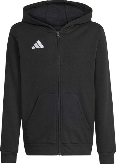 adidas Hettegenser Fz Entrada 26 Svart/hvit Barn størrelse 128 cm