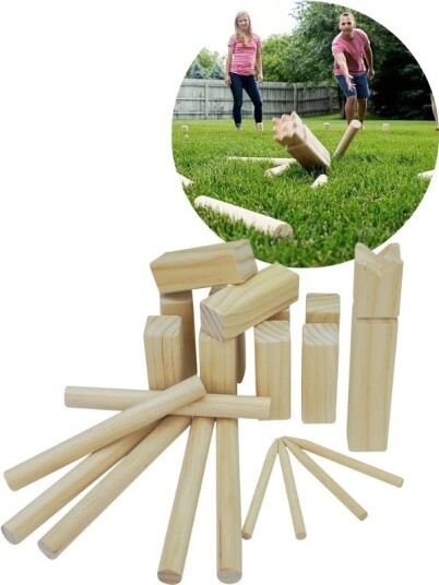 Play Fun Kubb i tre hagespill