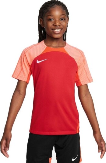 Nike Spillerdrakt Dri FIT Strike III Rød/Rød/Hvit Barn størrelse XL: 158 170 cm