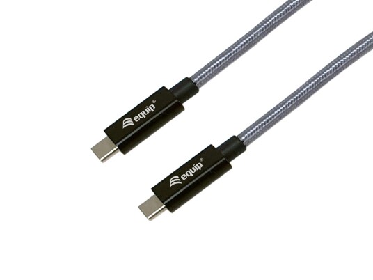 Equip Kabel USB-C 3.0 -> C  St/St 2.00m 5A 4K/60Hz 20Gbps sw