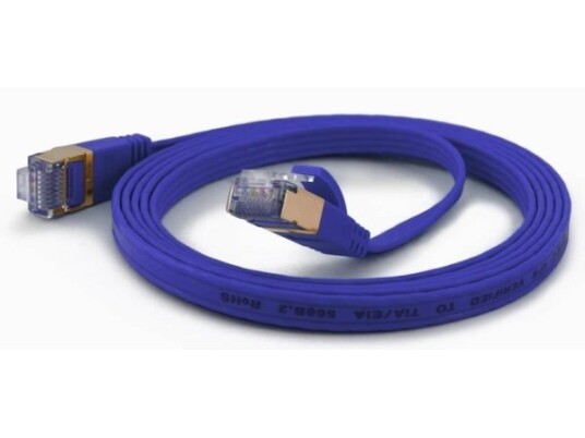 Wantec 7019 1 M Cat6a F/Utp Ftp Rj-45 Rj-45 Blå Wantec 7019 1 M Cat6a F/Utp Ftp Rj-45 Rj-45 Blå