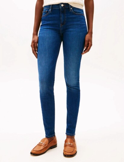 Tommy Hilfiger Como Mid Rise Skinny Essential Blue 29 x 32