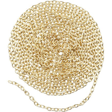 Diverse Kjede B: 2 mm forgylt 2 m 1 pk