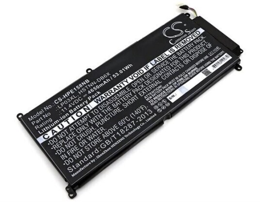 HP ENVY 15-AE020TX batteri (4650 mAh 11.4 V, Sort)
