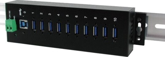 Exsys Ex-1110Hmvs Usb 3.2 Gen 1 3.1 Gen 1 Type-B Usb 3.2 Gen 1 3.1 Gen 1 Type-A 5000 Mbit/S Sort Usb 7 24 V