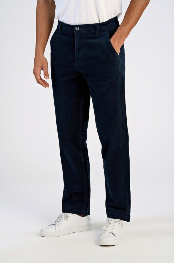 Lindbergh Manchester bukser Superflex Corduroy Chino Pants Blå