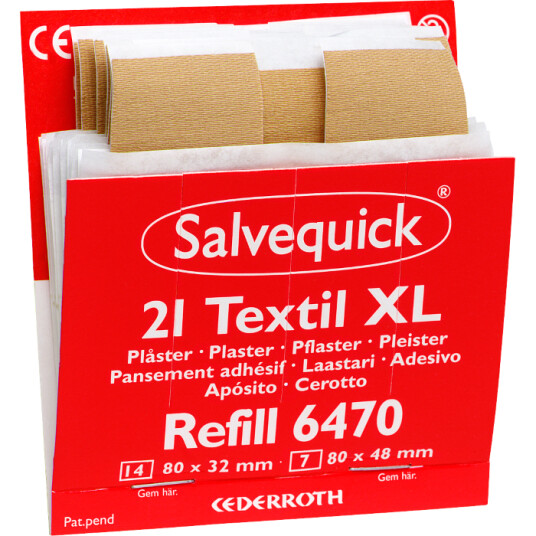 Cederroth Salvekvick 21 Xl Tekstilplaster, Ref 6470 (Cederroth)