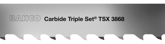 Bahco Bandsågblad Triple Set 3868 Hm 3800x27x0.9 Tsx-3/4t