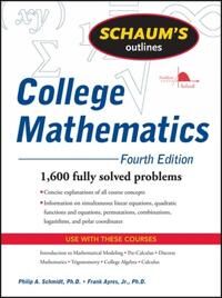 Schaum'S Outline Of College Mathematics, Fourth Edition Av Philip Schmidt, Frank Ayres