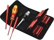 Wera Kraftform Kompakt VDE 16 extra slim 1 - Screwdriver handle with bit set - 16 deler - inn bærepung Wera Kraftform Kompakt VDE 16 extra slim 1 - Screwdriver handle with bit set - 16 deler - inn bærepung