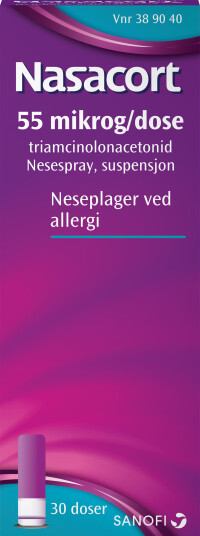 Nasacort Nesespray 55mcg/dose 30 doser